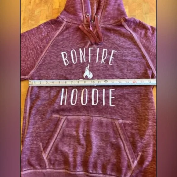 Bonfire Hoodie- Maroon- Women’s Size Medium - Picture 3 of 5